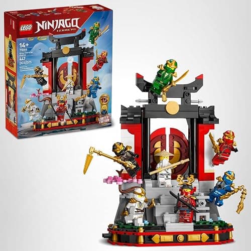 LEGO NINJAGO Ninja Character Display 15th Anniversary Building Toy for Kids, Ages 14+ - Ninja Playset W/Elemental Master of Lightning + 7 Minifigures - Gift Idea for Teen Boys & Girls - 71866 thumbnail 8