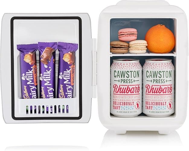 Subcold Classic4 Mini Fridge - Cooler & Warmer | 4 Litre/6 Cans | AC+USB | Portable Small Fridge for Skincare, Bedroom, Dorm, Car, Travel (White New) thumbnail 7