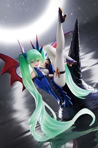 TENITOL Hatsune Miku Dark Figure, Total Height Approx. 6.7 inches (170 mm), Non-Scale, ATBC-PVC, Painted, Complete Figure thumbnail 7