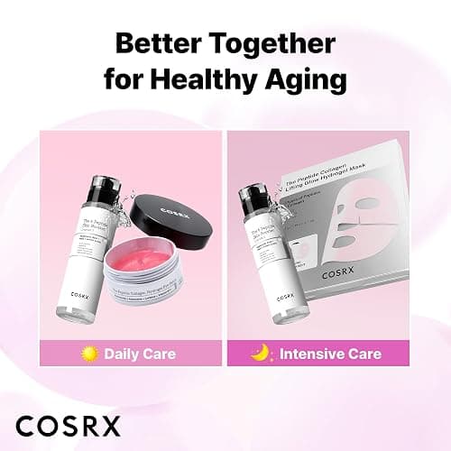 COSRX Pink Peptides Collagen Hydrogel Eye Patch for Puffy Eyes and Dark Circles, Under Eye Mask, 60 Under Eye Patches, Korean Skin Care - Stocking stuffers for women thumbnail 7