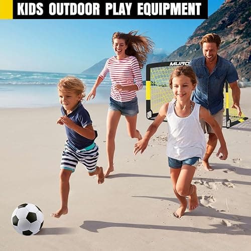 Soccer Goal, Kids Soccer Goals for Backyard Set, 2 Pack of Portable Pop Up Soccer Net with Soccer Ball, Cones, Complete Training Equipment for Youth, Toddler Outdoor Sports Games thumbnail 7