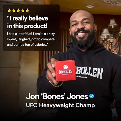 Boxbollen® Boxing Reflex Ball - Celebrity-Endorsed Home Workout Game - App-Connected Punch Counter - Hand Eye Coordination Training Ball - Christmas Gift for Boxers, All Ages - Stocking Stuffer thumbnail 3