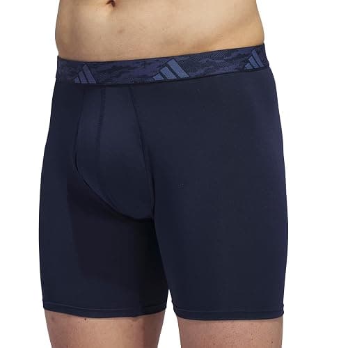 adidas Men's Microfiber Boxer Briefs Underwear (Multipack) Athletic Stretch-Fit thumbnail 2