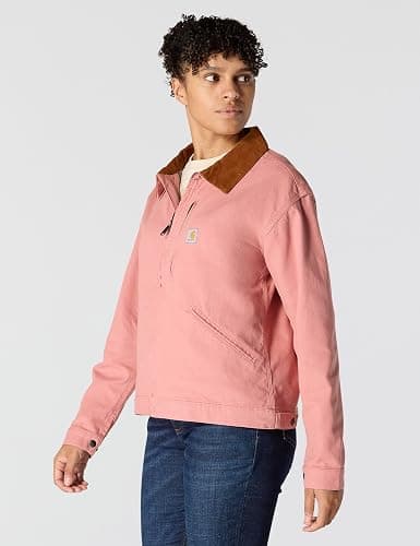 Carhartt womens Rugged Flex Loose Fit Canvas Detroit Jacket thumbnail 2