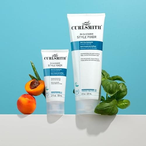 CURLSMITH - In-Shower Style Fixer - Vegan Extreme Hold Styling Gel for Dry, Wavy, Curly or Coily Hair (8oz) thumbnail 9