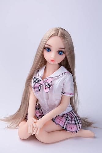 See-muni Anime Doll Soft Skin Realistic Lifelike Reborn TPE Dolls Built-in Skeleton can Swing, Cosplay,1:1 Handmade Simulation,Private Collection Level,About 25.6 inches,5.7 lbs - Image 1