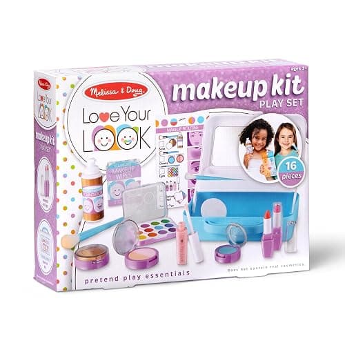 Melissa & Doug Love Your Look Pretend Makeup Kit Play Set – 16 Pieces for Mess-Free Pretend Play (Does NOT Contain Real Cosmetics) thumbnail 3