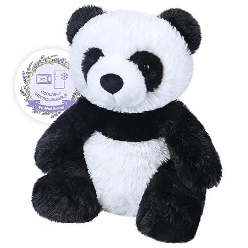SuzziPals Heatable & Coolable Panda Stuffed Animals, Cute Microwavable Heating Pad Plushies for Soothing & Relaxation,Emotional Support Stuffed Plush Toys, Panda Gifts - Image 1