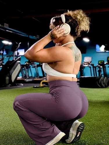 YEOREO Workout Leggings Womens No Front Seam Straight Leggings 29" / 31.5" / 33" High Waist Buttery Eddiy Gym Yoga Pants thumbnail 4