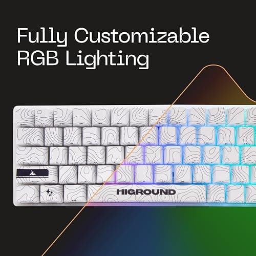 Higround SNOWSTONE Basecamp 65% Hotswap RGB Mechanical Keyboard thumbnail 6