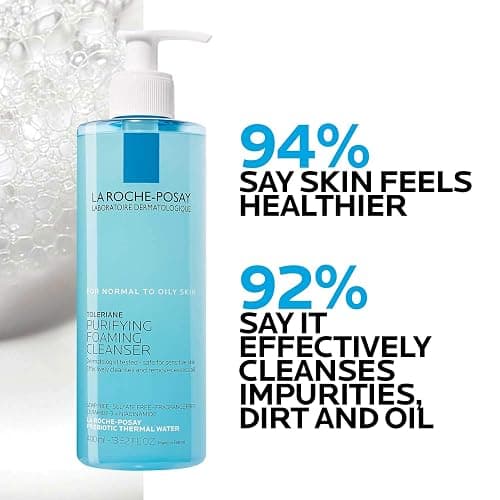 La Roche-Posay Toleriane Purifying Foaming Facial Cleanser, Oil Free Face Wash for Women & Men with Niacinamide + Ceramides, Pore Cleanser Safe For Sensitive Skin, Won’t Dry Out Skin, Soap Free thumbnail 4