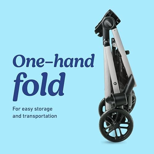 Graco Modes Pramette Travel System, Car Seat and Stroller Combo, Includes SnugRide LX Infant Car Seat and Baby Stroller, 3 Modes: Car Seat Carrier, Pramette, Toddler Stroller, Ellington thumbnail 5