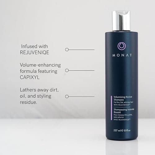 MONAT Volumizing Shampoo & Conditioner Set Infused with REJUVENIQE – Lightweight Care for Fine, Flat Hair – Enhances Volume, Adds Softness and Shine – Net Wt. 237 ml (8 fl. oz.) & 177 ml (6 fl. oz.) thumbnail 5