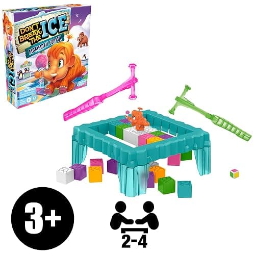 Hasbro Gaming Don’t Break The Ice Mammoth Edition Board Game | Ages 3 and Up | 2 to 4 Players | Preschool and Kids Games (Amazon Exclusive) thumbnail 13