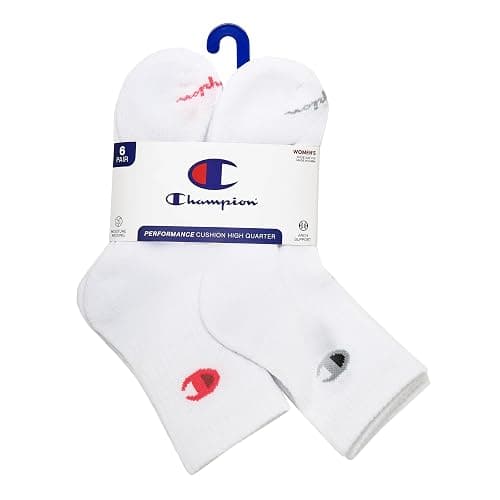 Champion Women's Cushioned Quarter Socks (6-Pack) thumbnail 2