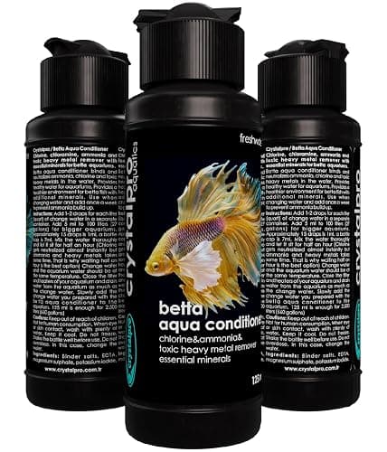 Crystalpro Betta Water Conditioner (Treats 660 Gallons) - Instantly Neutralizes Chlorine & Ammonia, Tap Water Treatment (4.2 Fl Oz / 125ml) thumbnail 2