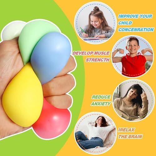 40 Pack Slow Rising Stress Cube Fidget Toys, Squishy Balls Sensory Fidget Toys for Kids Adults, Square Shape Fidgets for Classroom, Party Favors Pull Stretch Squishy Toy Classroom Prize Box Toys thumbnail 5