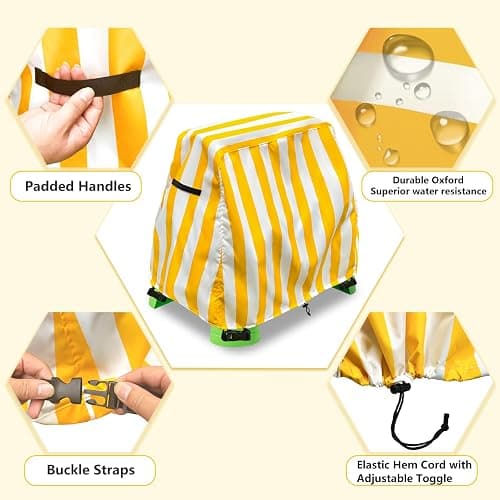 Aacabo Kids Water Table Cover Fit Rain Showers Splash Pond Water Table,Waterproof Dust Proof Anti-UV Outdoor Toys Cover-Cover only thumbnail 3