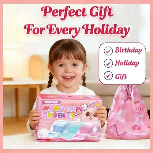 Nano Tape Bubble Kit for Kids, Squishy Making Maker Kit, Birthday Gifts for 4 5 6 7 8 9 10 Year Old Girls Girl, Kids Toys for Girls 4-6 6-8 8-10 10-12 thumbnail 6