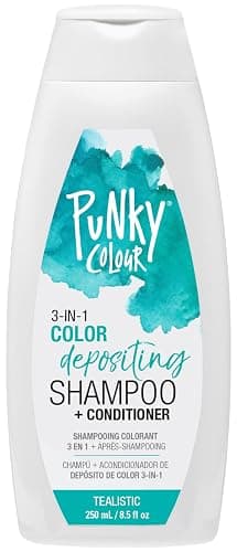 Punky Colour 3-in-1 Color Depositing Hair Cleanser & Conditioner, 8.5 fl oz. (Tealistic) - Image 1