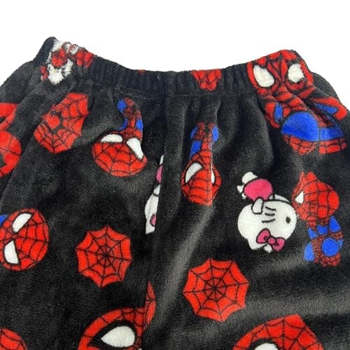 Fpvcqnm Halloween Kawaii Pajamas Pants Flannel Casual Sleep Spider Pajama Pants Cartoon Anime Pajama for Women Men thumbnail 3