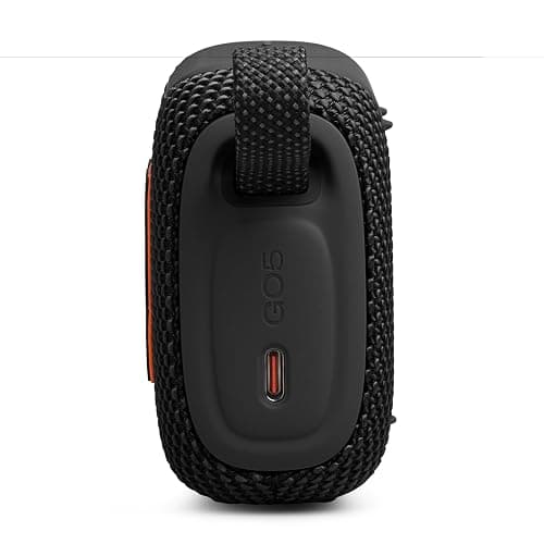 JBL Go 5 Portable Bluetooth Speaker, Waterproof and Dustproof - Black | Dustproof Drop-Proof With up to 10 Hr Battery, Stereo Pairing, App Control For Pool, Beach, Outdoor Listening thumbnail 11