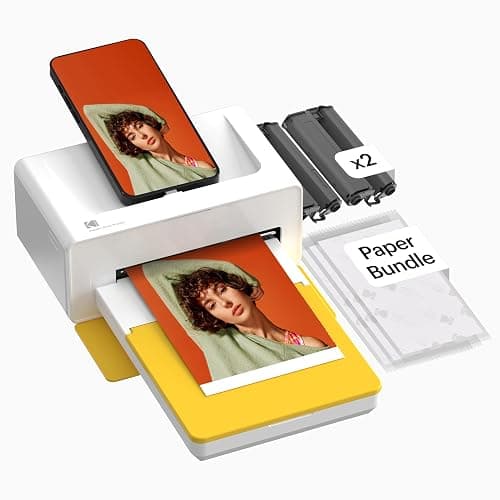 KODAK Dock Plus 4PASS Instant Photo Printer, 4x6 inches, 50 Sheets Bundle - Image 1
