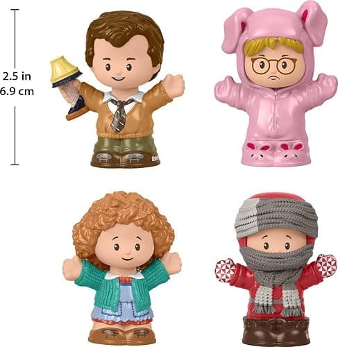 Little People Collector A Christmas Story, special edition figure set with 4 characters from the classic holiday movie thumbnail 2