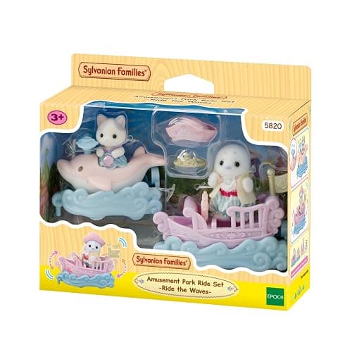 Sylvanian Families - 5820 Amusement Park Ride Set -Ride The Waves- Dollhouse Playsets - Image 1