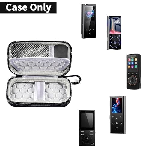 MP3 & MP4 Player Case for Luoran/for innioasis/for TIMMKOO/for MYMAHDI/for Phinistec/Music Players Bluetooth. MP3 Player for Kids Storage Box Fit for Earbuds, USB Cable and More (Bag Only) thumbnail 2