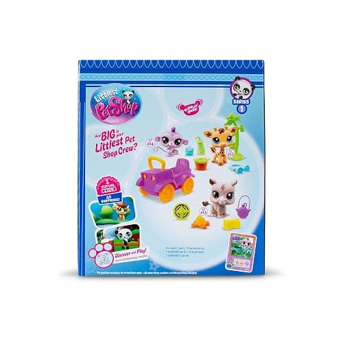 Littlest Pet Shop, Safari Play Pack - Gen 7, Pets #53,#54, #55, Authentic LPS Bobble Head Figure, Collectible Imagination Toy Animal, Kidults, Girls, Boys, Kids, Tweens Ages 4+ thumbnail 6