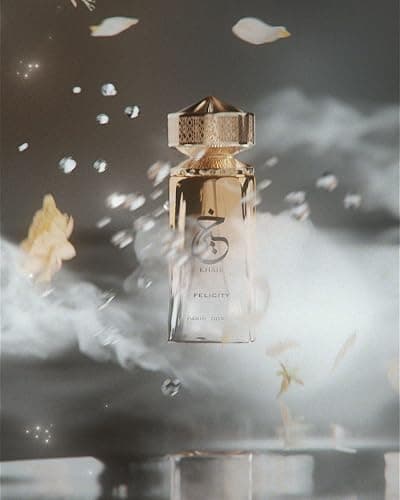 Paris Corner | Khair Felicity Perfume - 3.4 fl oz | Sparkling, Joyful Unisex Perfume with Champagne, Cassis, Rose, Vanilla, Musk | Sparkling, Joyful, Unisex thumbnail 4