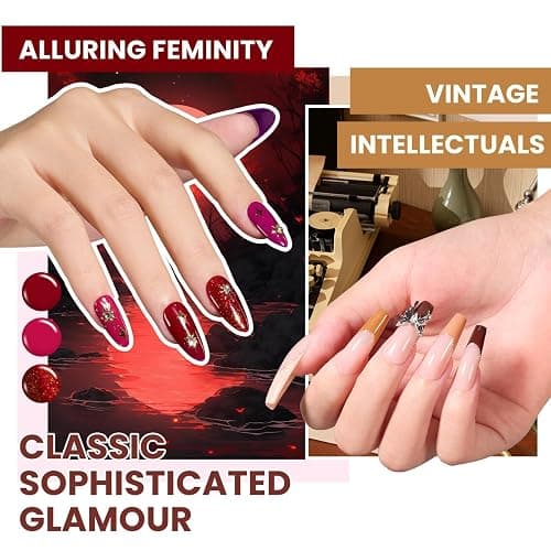 Beetles 110 PCS Gel Nail Polish Set, Fall Gel Polish Kit 100 Colors | Red Brown Green Black Gel Polish with Base & Top Coats, Nail Tools, Soak Off UV Led Needed Manicure Lovers DIY at Home thumbnail 3