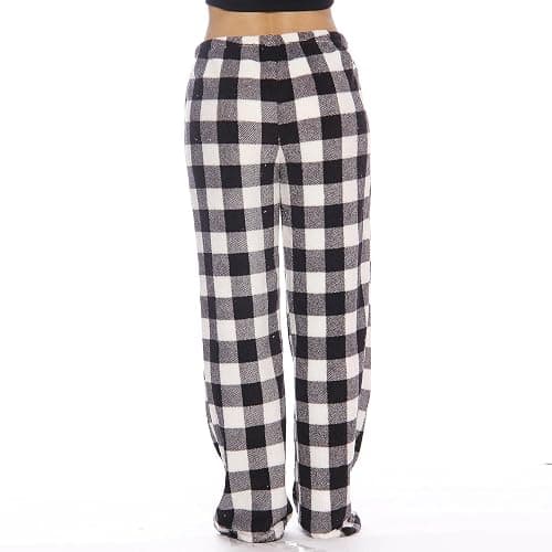 Women's Pants Plaid Printed Pajama Pants Drawstring Elastic Waist Pajama Bottoms Home Casual Clothes thumbnail 2