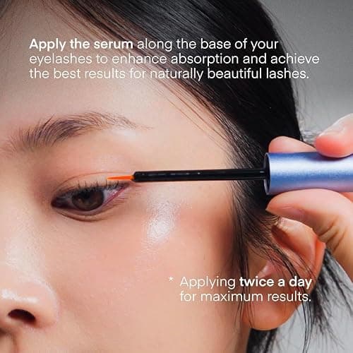 Advanced Eyelash Serum for Thicker, Longer Eyelashes and Eyebrows - Grow Luscious Lashes with Brow Enhancer (3mL) thumbnail 4