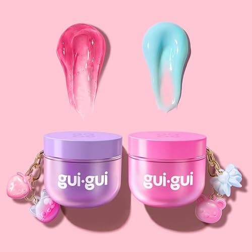 GUI GUI Mini Bundle Pack Slime Kit, Scented Slime for Kids 6+ | 4 collectible minis with gloss, butter, fluffy cloud slime, and clear textures plus charm clips, birthday gifts for girls 6+ thumbnail 5