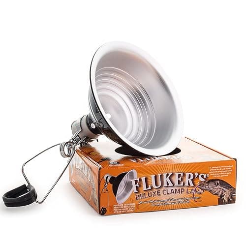 Fluker's Repta-Clamp Lamp, Heavy Duty Clamp Light For Reptile Tanks and Terrariums, UL/CUL Approved, Great for Reptile Basking, 150-Watt Maximum with On/Off Switch, 8.5" - Image 1