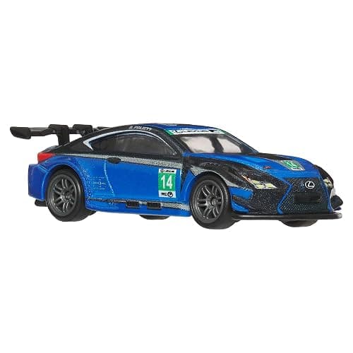 Hot Wheels Premium Car Culture Lexus RC F GT3 | Coche de juguete fundido a escala 1:64 con neumáticos Real Riders y cuerpo y chasis metálicos, Aerostyles Mix, JKF35 thumbnail 5