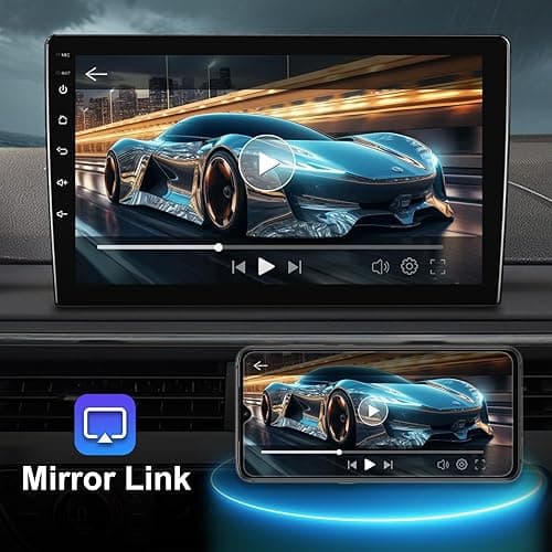 2+64G Android 14 Double Din Car Stereo for Ford Mustang 2015-2020 with 9 Inch Touchscreen Radio Built-in Wireless Carplay/Android Auto/GPS/Bluetooth/FM/AUX-in/Steering Wheel Controls/Backup Camera thumbnail 7