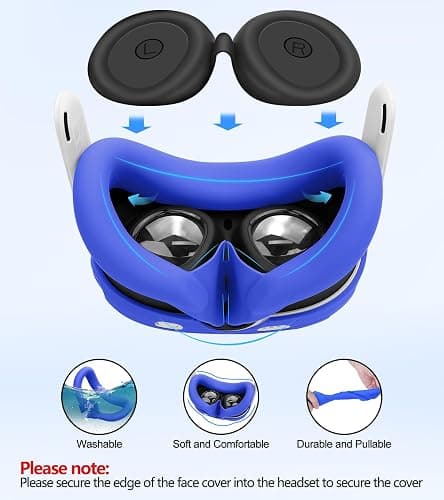 Silicone Meta Quest 3 Cover Case Set thumbnail 5