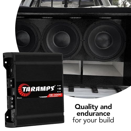 Taramps HD 3000 2 Ohms Black 1 Channel 3000 Watts RMS MAX Full Range Car Audio Monoblock LED Monitor Indicator Class D Amplifier Crossover, HD 3k thumbnail 11