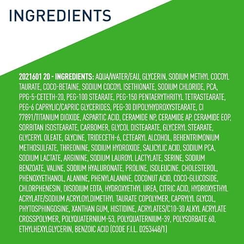 CeraVe Hydrating Cream To Foam Cleanser, Makeup Remover Face Wash For Dry Skin, Foaming Facial Cleanser With Hyaluronic Acid, Normal To Dry Skin, Fragrance Free & Non Comedogenic, 19 Fluid Ounce thumbnail 9