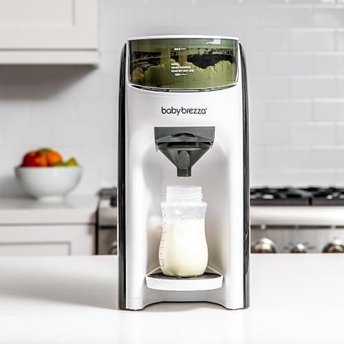 Baby Brezza - Préparateur de Biberons automatique Formula Pro Advanced avec kit entonnoir supplémentaire offert - Noir et Blanc thumbnail 2