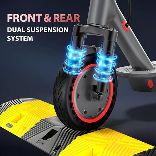 MAXSHOT Electric Scooter for Adults, 8.5/10/14" Tires, 19/22Mph, 350W/500W Motor, 21-28 Miles Range, Folding E-Scooter with Dual Suspension,APP Control thumbnail 2