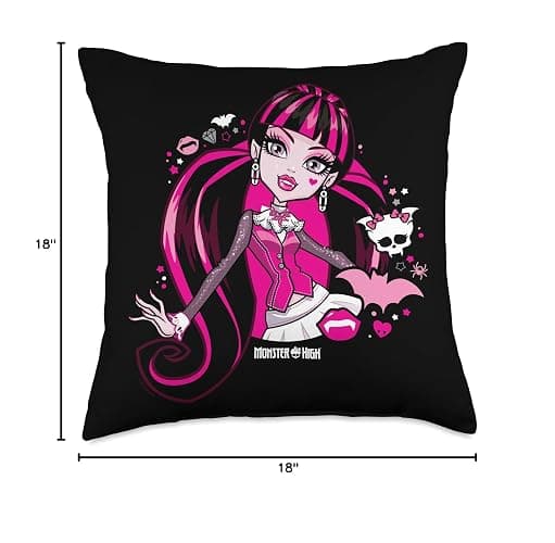 Monster High - Draculaura Throw Pillow thumbnail 2