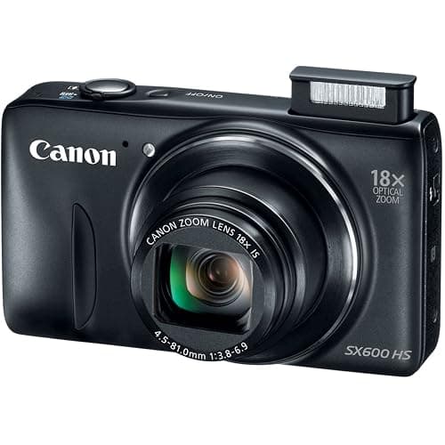 Canon PowerShot SX600 HS Compact Camera 16MP 1/2.3" CMOS 4608 x 3072 pixels Black - Digital Cameras (16 MP, 4608 x 3072 pixels, CMOS, 18x, Full HD, Black) - Image 1