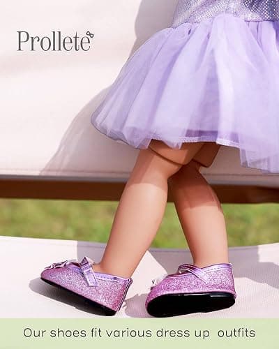 Prollete 18 inch Doll Shoes - 7 Pairs with Gift Box thumbnail 5