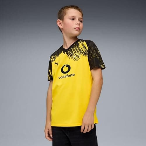 PUMA Original BVB Trikot Kinder [Home 25/26] Offizielles Borussia Dortmund Trikot [Spieler oder Personalisiert] Fußball Trikot Sport Fussball Geschenke Jungen BVB Fanartikel Kinder thumbnail 2