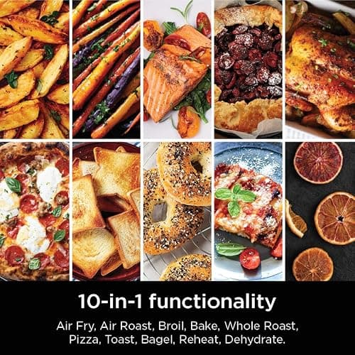 Ninja Prestige Smart XL with Pro Cook System 10-in-1 Air Fry Digital Countertop Convection Toaster Oven with Air Fry, Air Roast, Broil & Bake, Pro Cook Thermometer, 1800 Watts, Stainless Steel, DT551 thumbnail 3