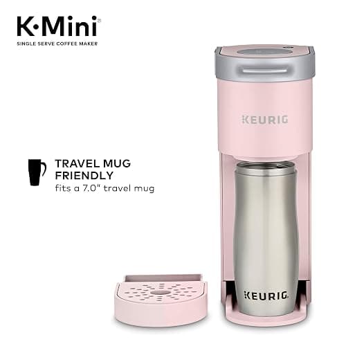 Keurig K-Mini Single Serve K-Cup Pod Coffee Maker, 6 to 12oz Brew size, with Cord Storage, Perfect for Small Spaces, Dusty Rose thumbnail 9